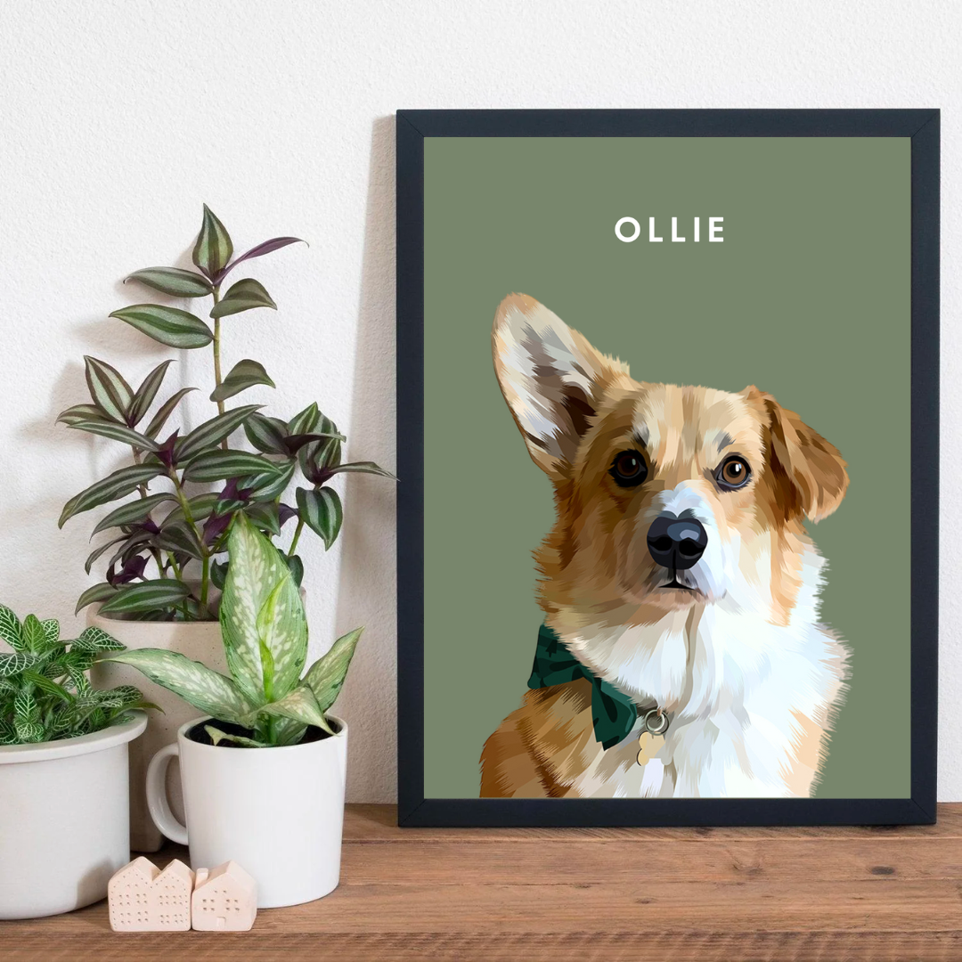 Custom Digital Pet Pawtraits